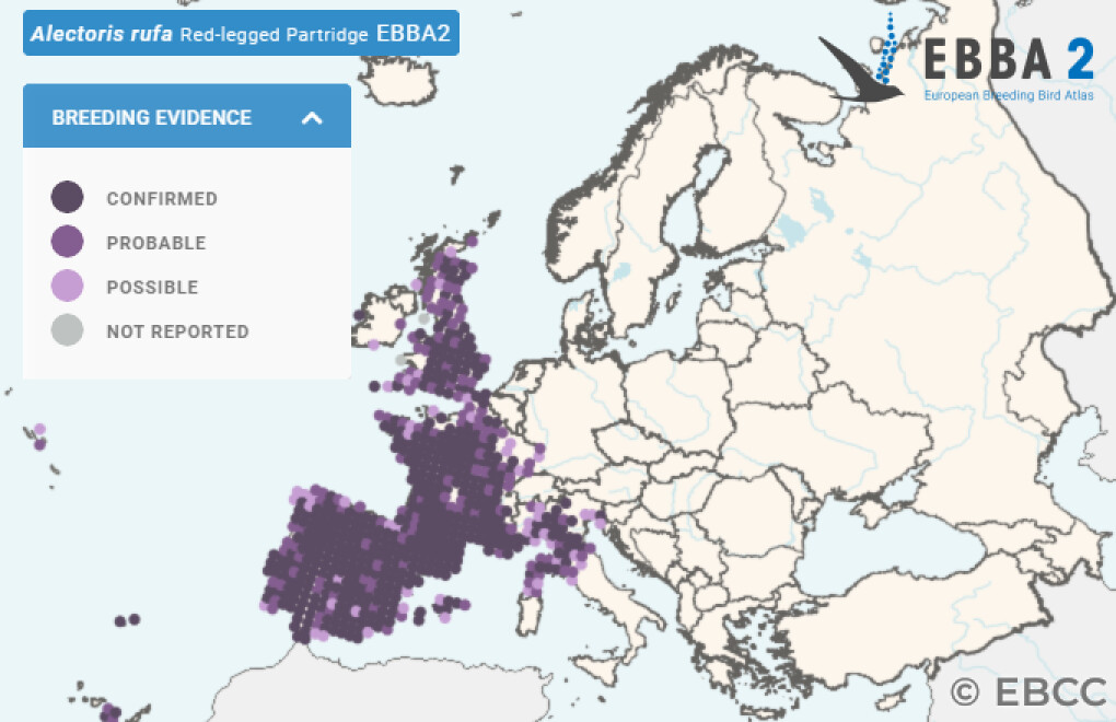 Mapa de Distribuição Europeia