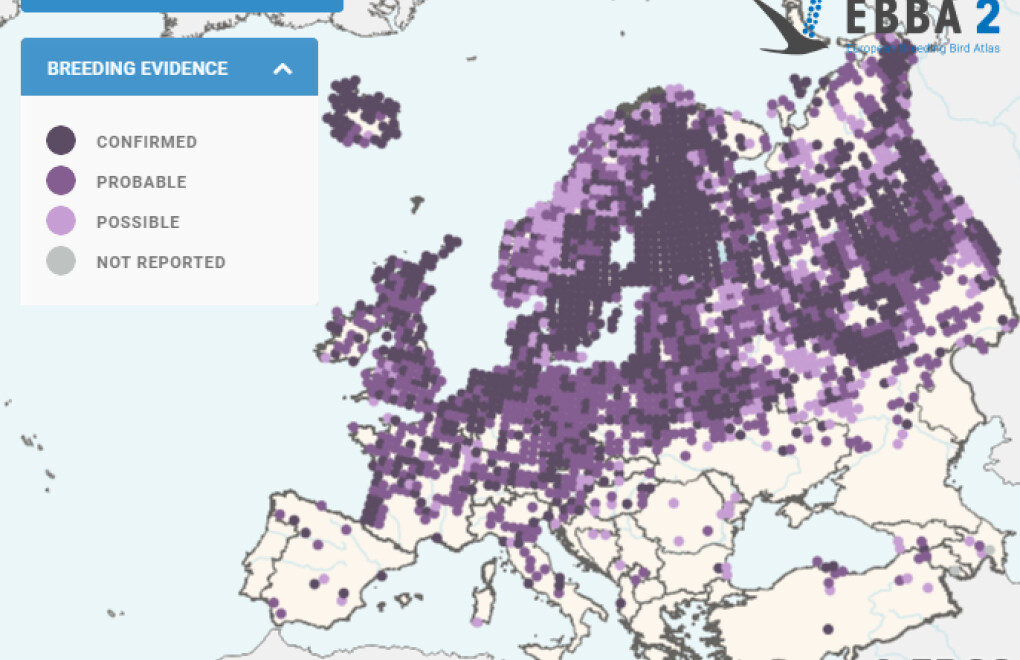 Mapa de Distribuição Europeia