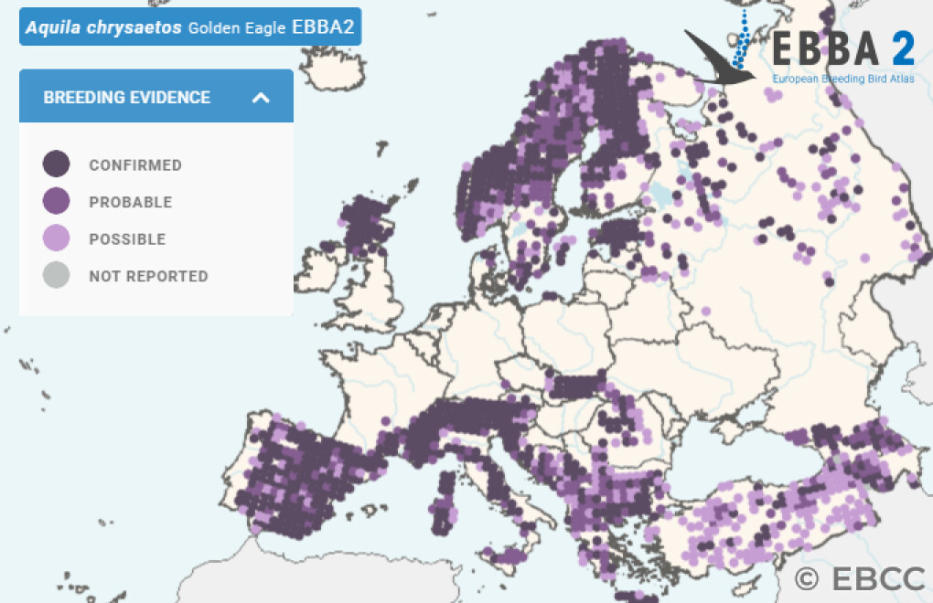 Mapa de Distribuição Europeia