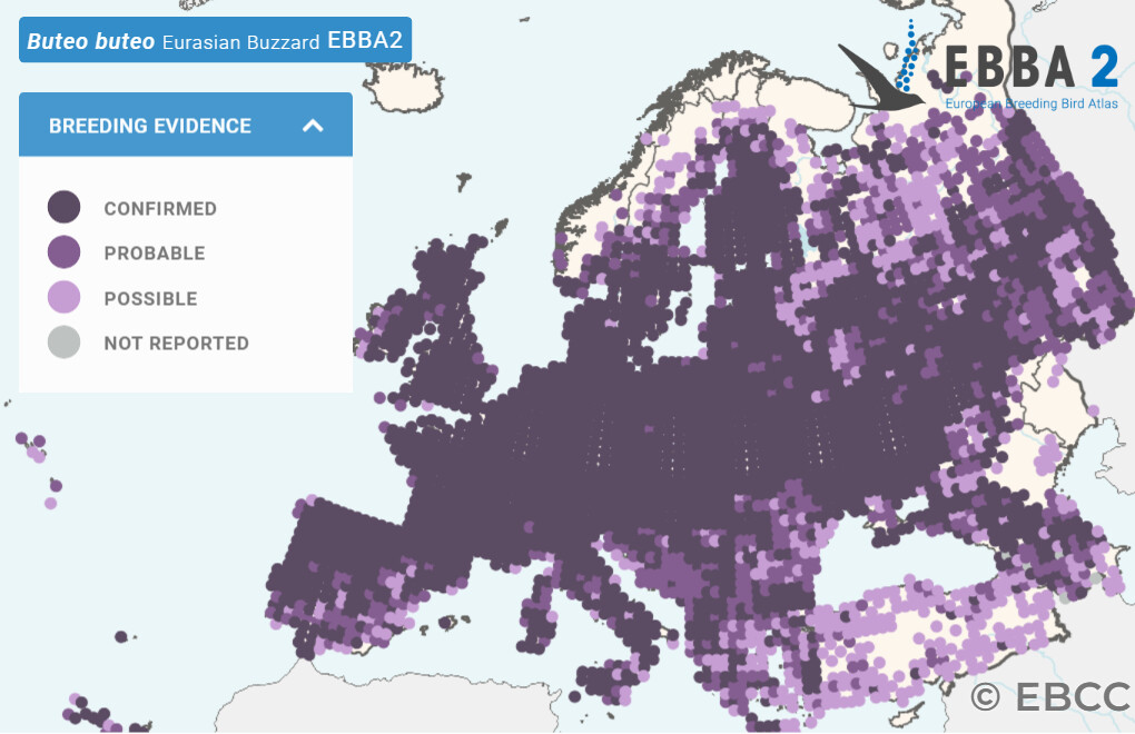 Mapa de Distribuição Europeia
