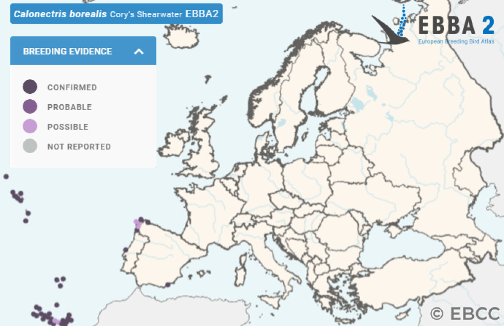 Mapa de Distribuição Europeia