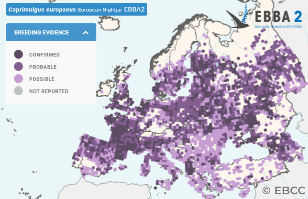 Mapa de Distribuição Europeia