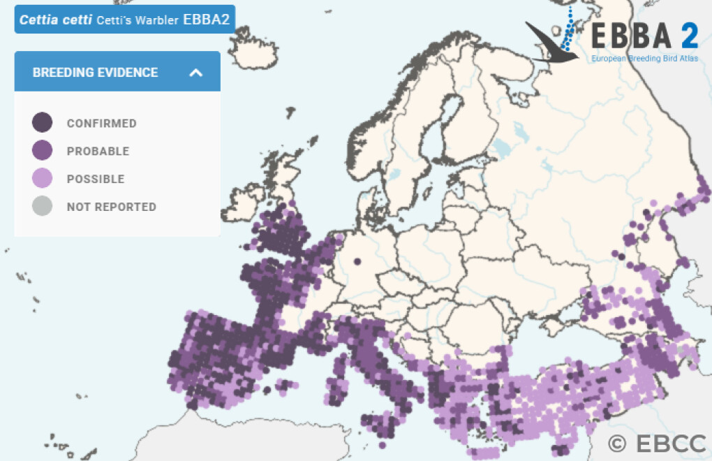 Mapa de Distribuição Europeia