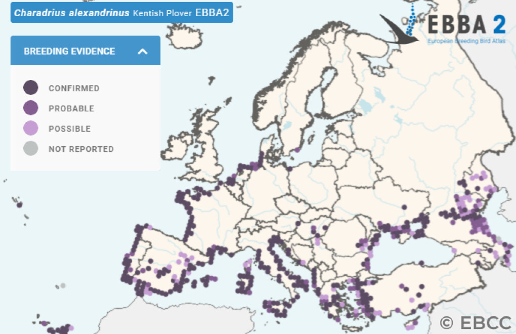 Mapa de Distribuição Europeia