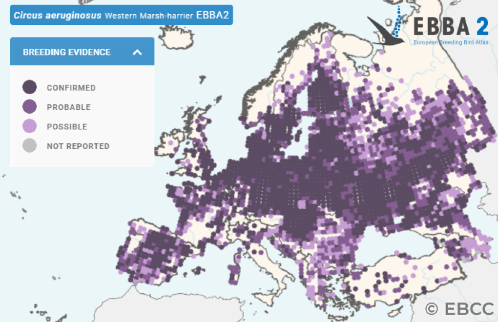 Mapa de Distribuição Europeia