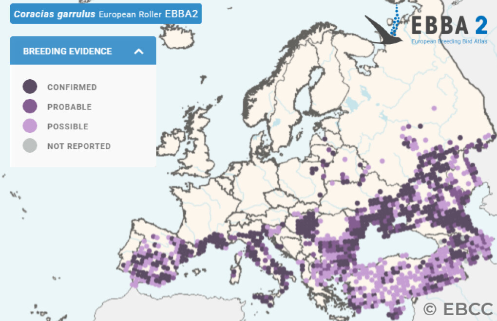 Mapa de Distribuição Europeia