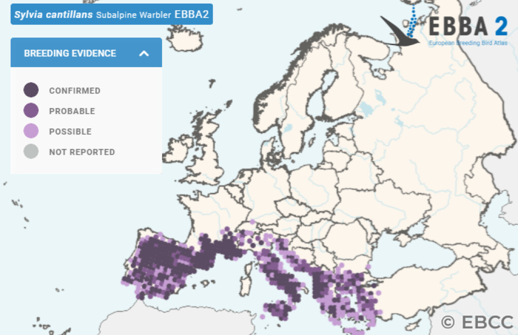Mapa de Distribuição Europeia