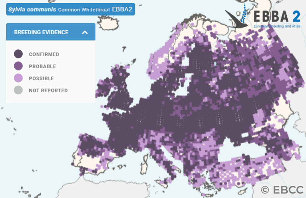 Mapa de Distribuição Europeia