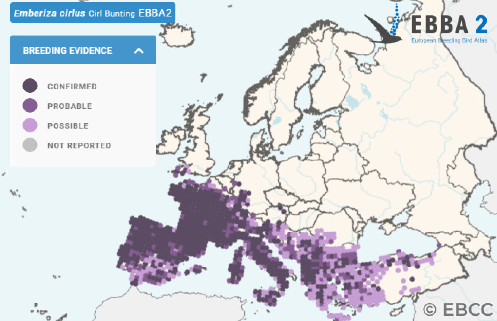 Mapa de Distribuição Europeia