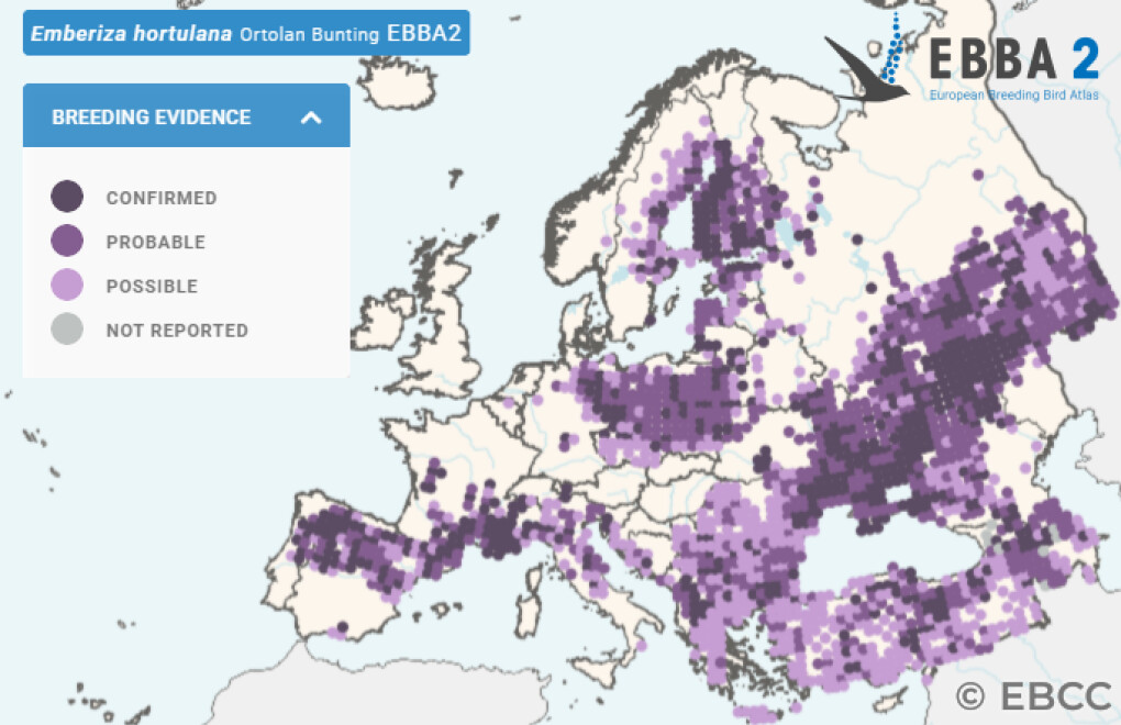 Mapa de Distribuição Europeia