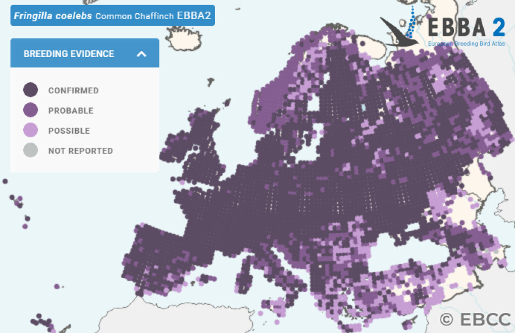 Mapa de Distribuição Europeia