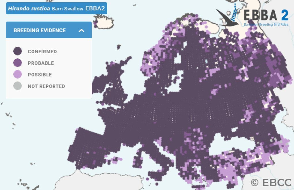 Mapa de Distribuição Europeia