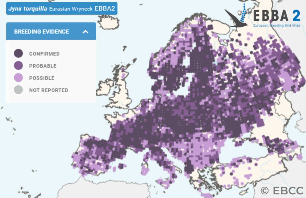 Mapa de Distribuição Europeia