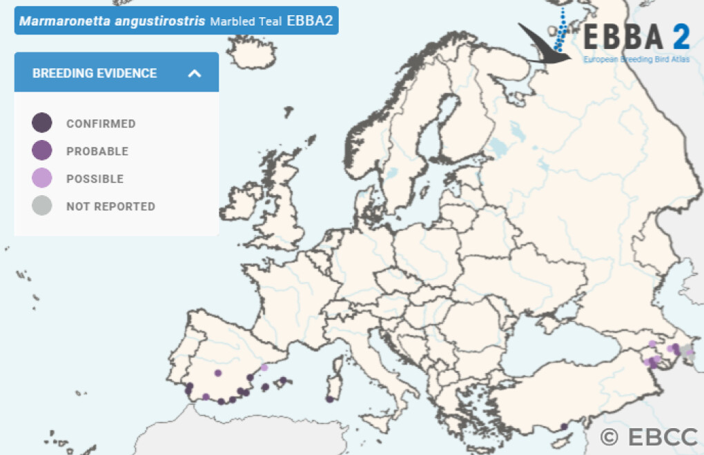 Mapa de Distribuição Europeia
