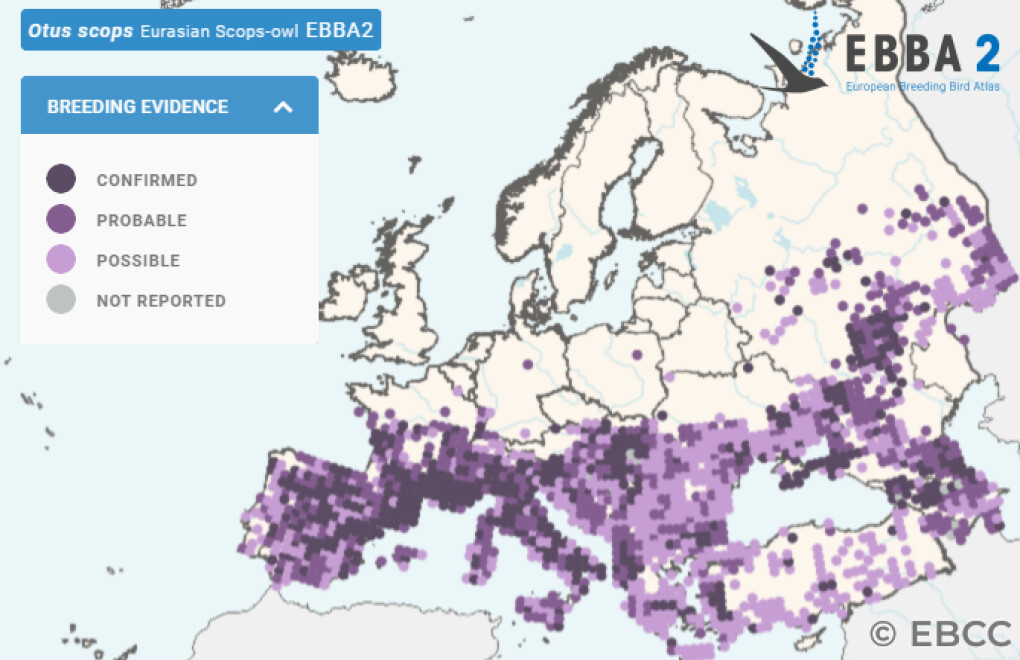 Mapa de Distribuição Europeia