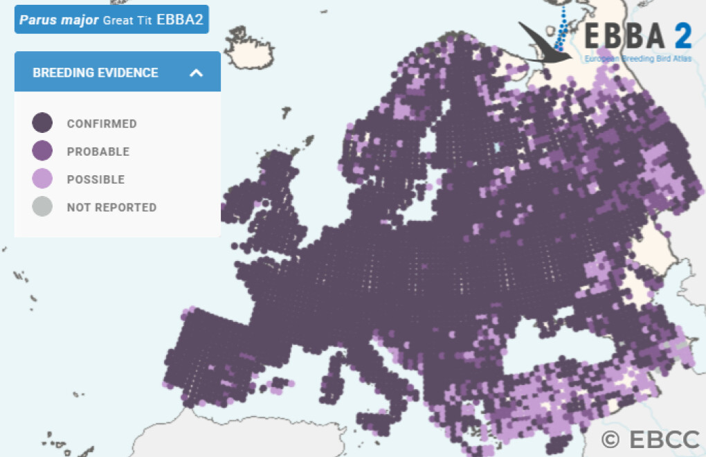 Mapa de Distribuição Europeia