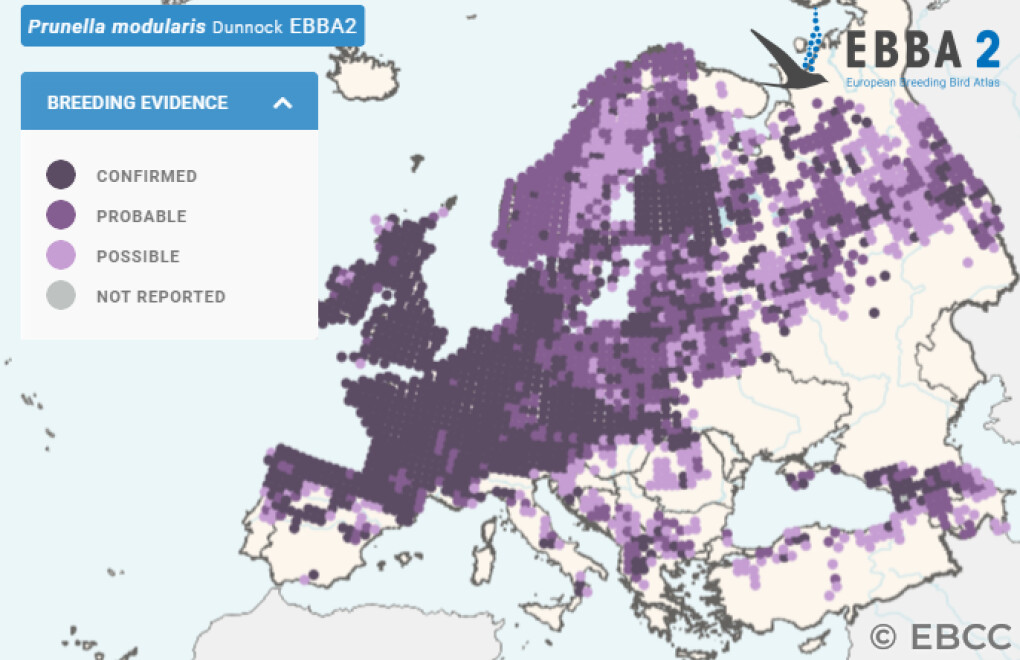 Mapa de Distribuição Europeia