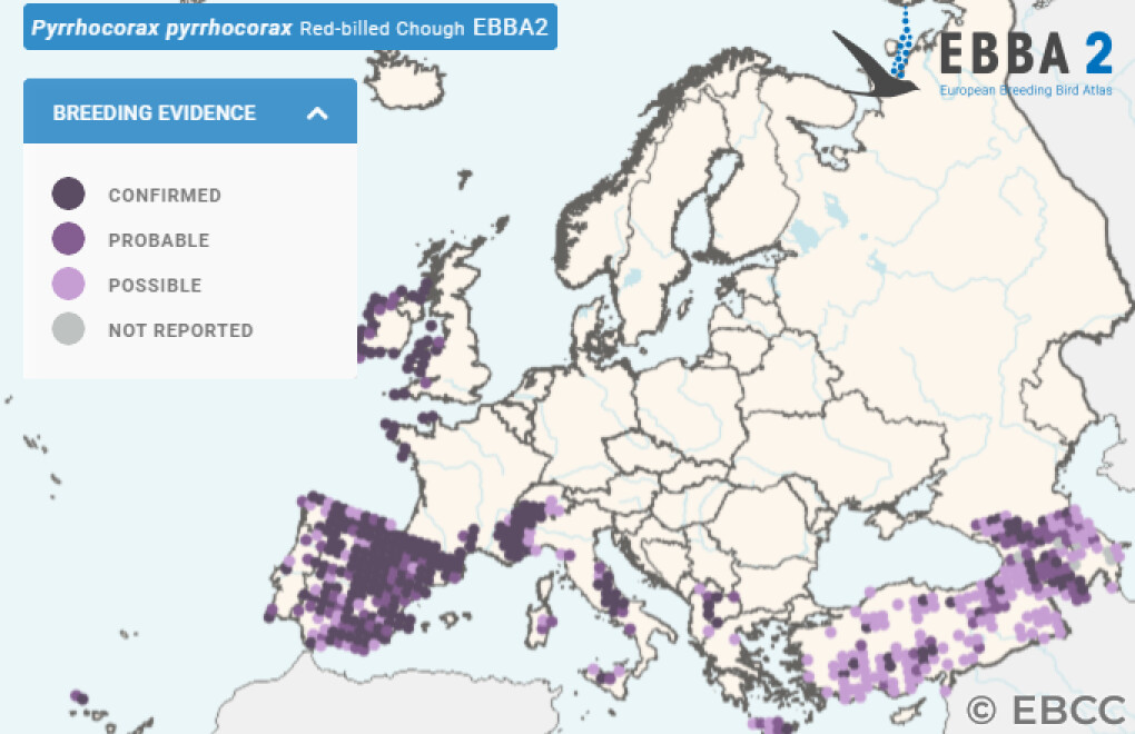 Mapa de Distribuição Europeia