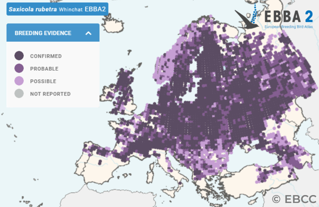 Mapa de Distribuição Europeia