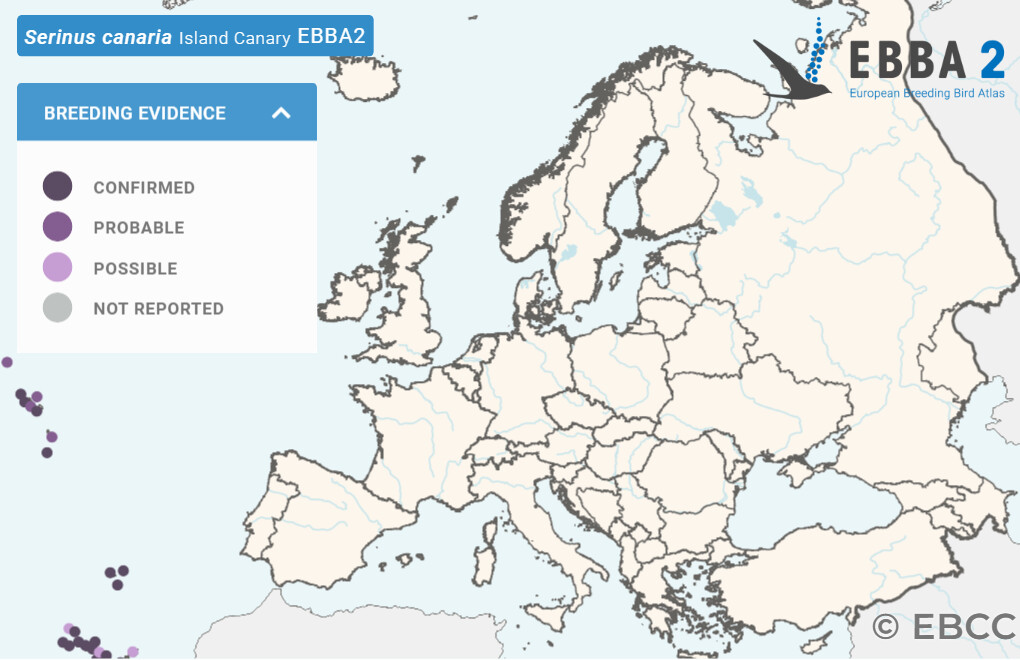 Mapa de Distribuição Europeia