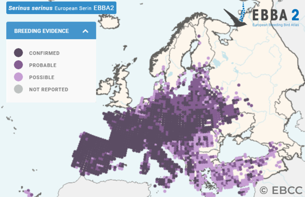 Mapa de Distribuição Europeia