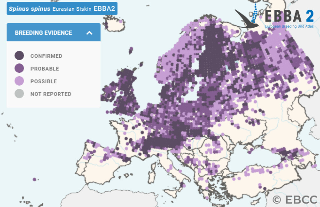 Mapa de Distribuição Europeia