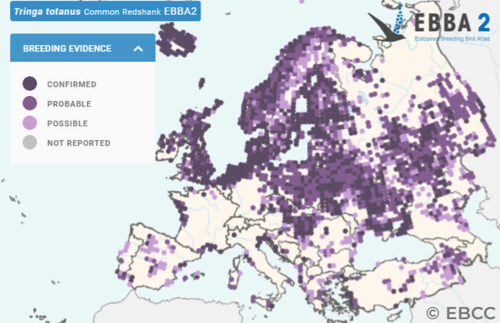 Mapa de Distribuição Europeia