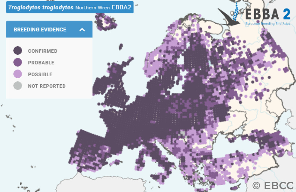 Mapa de Distribuição Europeia