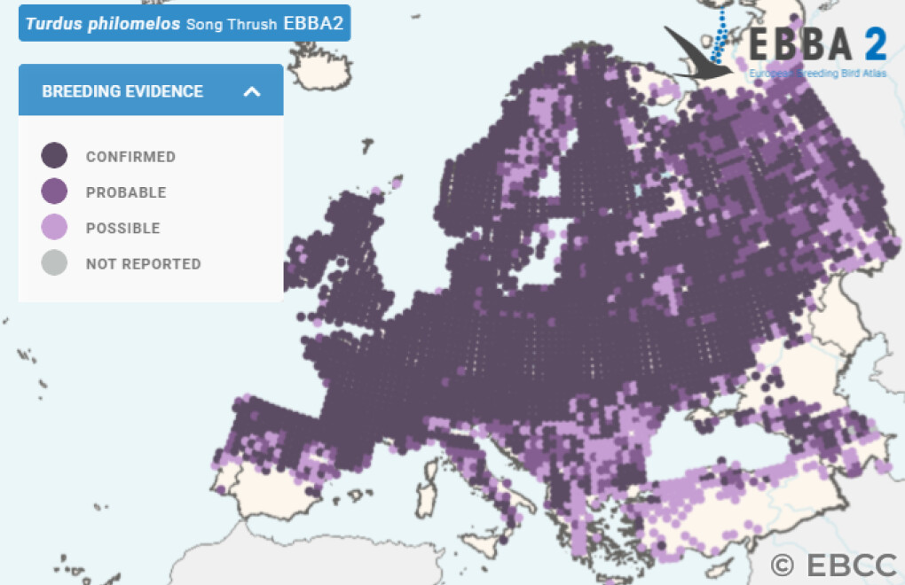 Mapa de Distribuição Europeia